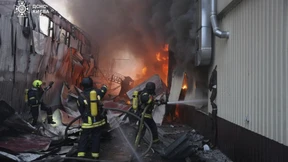 Russische Raketenangriffe erschüttern Kiew