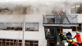 Noch nach Stunden rauchte es