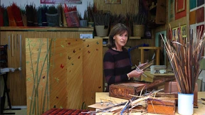 Aus Stroh macht sie Gold