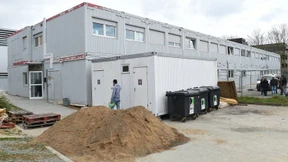 Flüchtlingscontainer abgebrannt