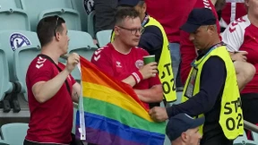 Streit um Regenbogen-Fahne von Fans in Baku