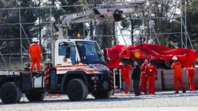 Testfahrten nach Unfall von Vettel unterbrochen