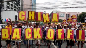 Anti-chinesische Demonstration auf den Philippinen