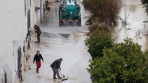 Serie von Stürmen in Südspanien