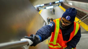 New Yorker U-Bahn wird desinfiziert