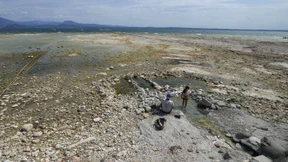 Trockene Steine statt kühlem Nass