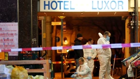 An der Zimmertür klebt noch Blut