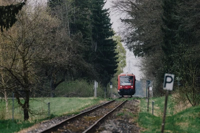 Die „Räuberbahn“ fährt auf einer rund 25 Kilometer langen Strecke zwischen Altshausen und Pfullendorf in Baden-Württemberg.