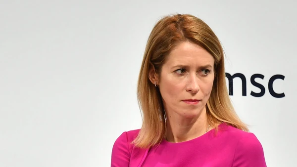 Estlands Premierministerin Kaja Kallas am Sonntag auf der Münchner Sicherheitskonferenz