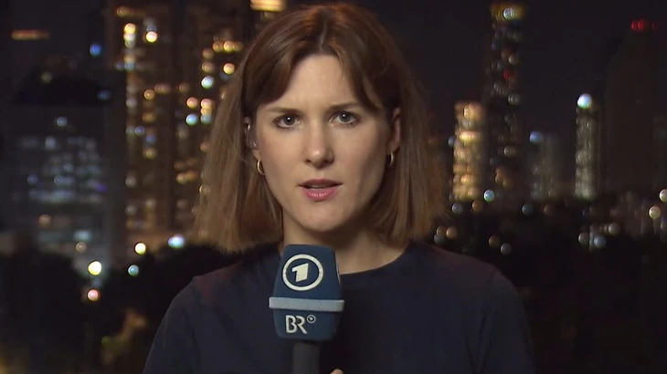 Die ARD-Korrespondentin Sophie von der Tann
