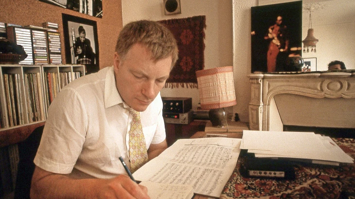 Mike Westbrook bei der Arbeit, 1984