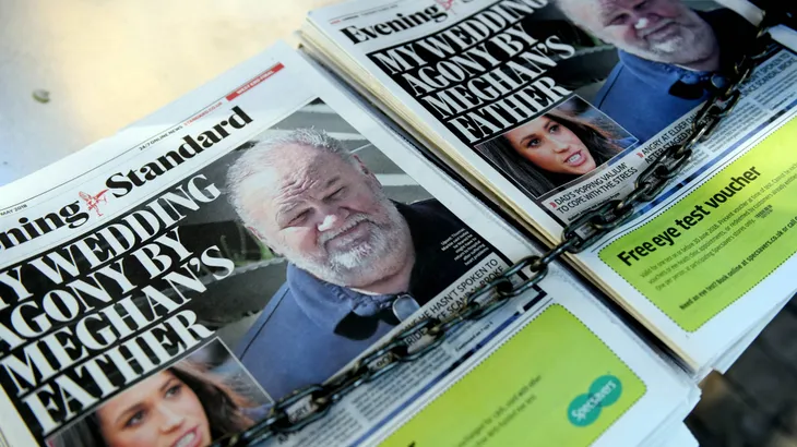 2018 schon im Fokus: der Konflikt zwischen Meghan und ihrem Vater