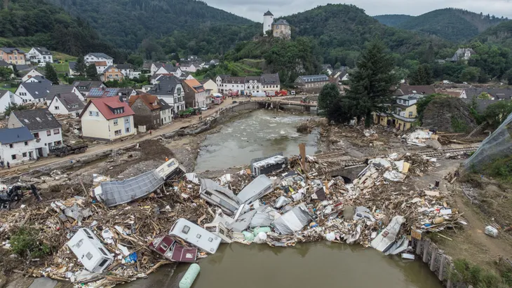 Nach der Flutkatastrophe im Sommer 2021 in Altenahr