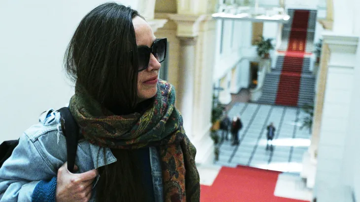 Vanessa Emde kommt zur Sitzung des Fraktionsvorstands in das Berliner Abgeordnetenhaus am Dienstag.
