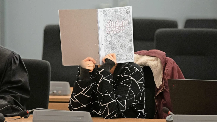 Was wusste sie? Susann E. am Mittwoch vor Gericht in Dresden