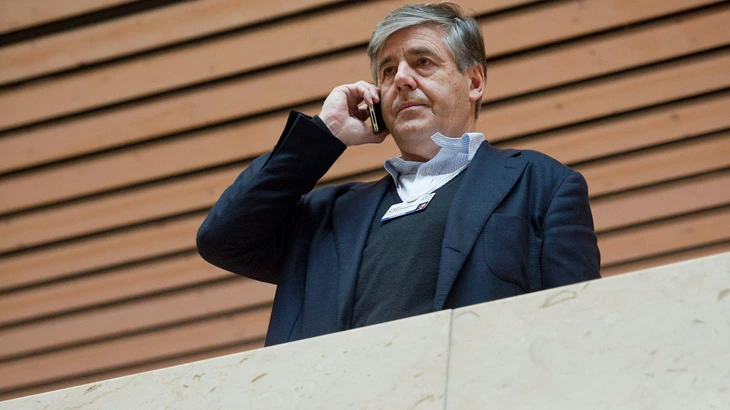 Mittendrin in Davos: der damalige Chef der Deutschen Bank Josef Ackermann auf dem Weltwirtschaftsforum im Jahre 2012