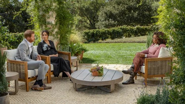 Verkaufsschlager Mental-Health-Geschichten: das Herzogpaar von Sussex bei Oprah Winfrey