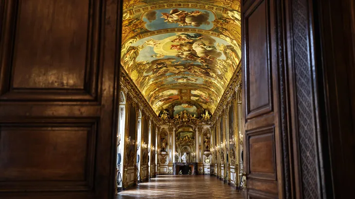 In der „Goldenen Halle“ der Banque de France.
