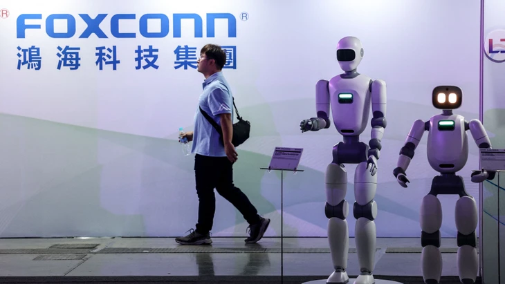 Roboter am Hon Hai Tech Day in Taipei, 21. November 2025.