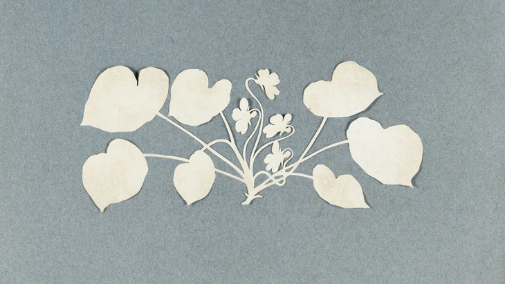 Scherenschnitte von Runge tauchen im Kunstmarkt immer wieder auf. Dieser im Mai 2022 in der Auktion bei Karl & Faber