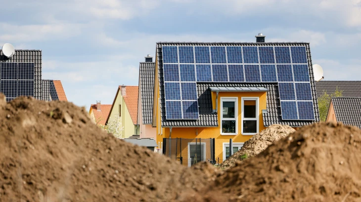 Neubaugebiet in Leipzig