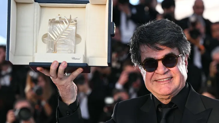Jafar Panahi bei den Filmfestspielen in Cannes 2025