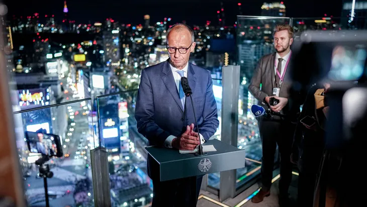 Bundeskanzler Friedrich Merz (CDU) am Mittwoch in Tokio