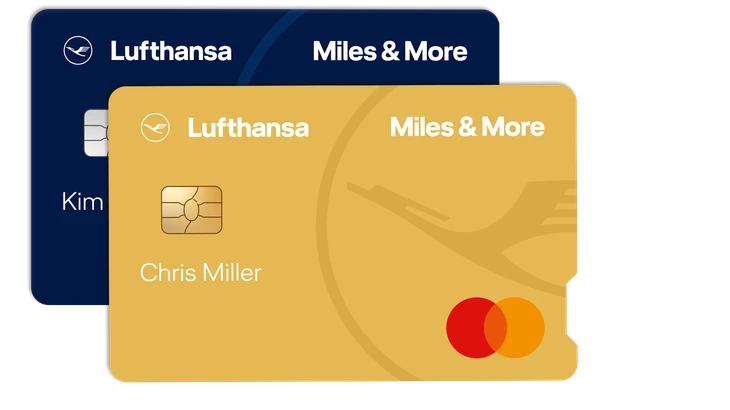 Das Design der neuen Lufthansa Miles & More-Kreditkarte der Deutschen Bank.