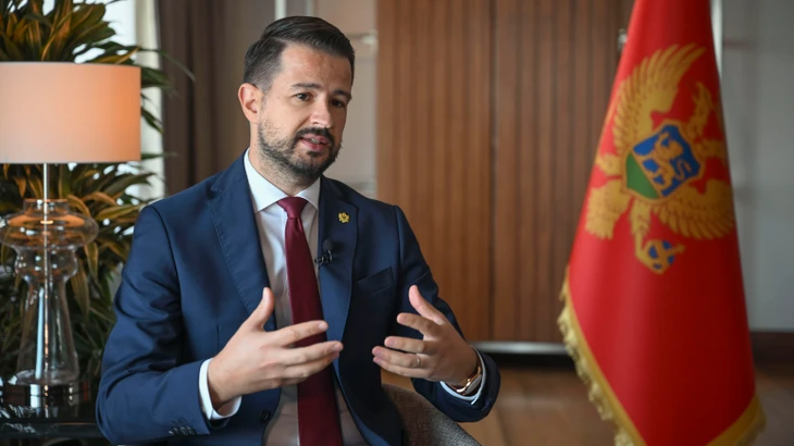 Jakov Milatović während eines Gesprächs Anfang September in Istanbul