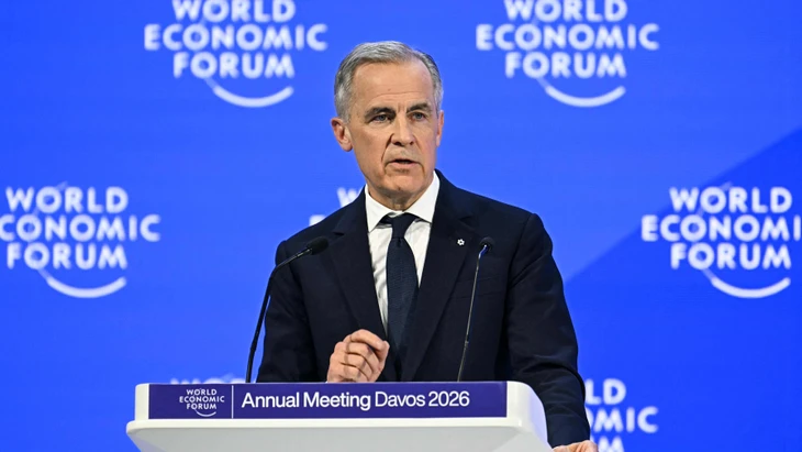 Kanadas Premierminister Mark Carney in Davos