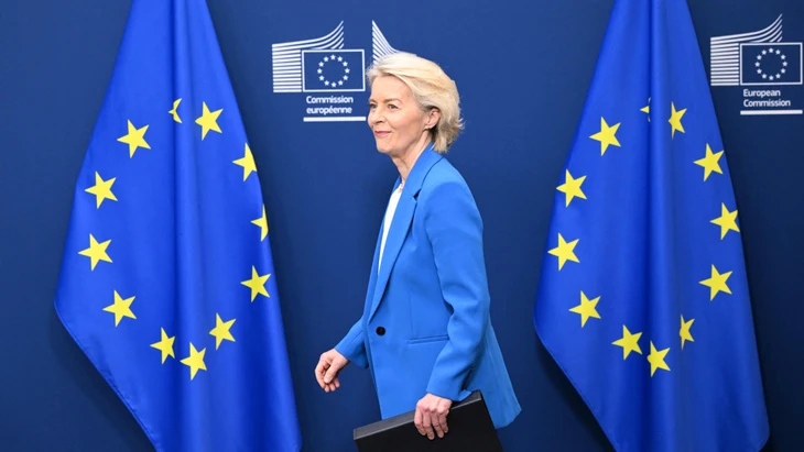 Europäischer Weg: Kommissionspräsidentin Ursula von der Leyen freut sich über das Wahlergebnis in Ungarn.