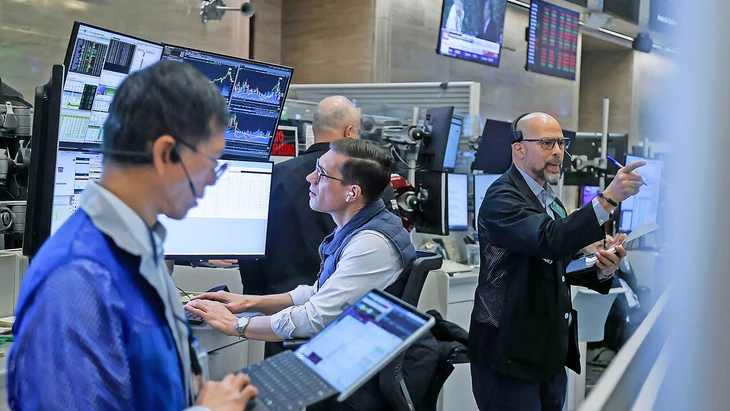 Im Zollstreit gibt es keine Gewinner: Händler an der New York Stock Exchange