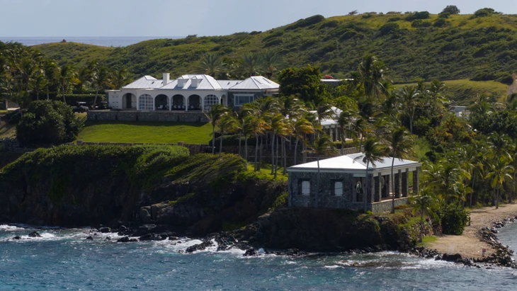 Die Insel Little St. James im November