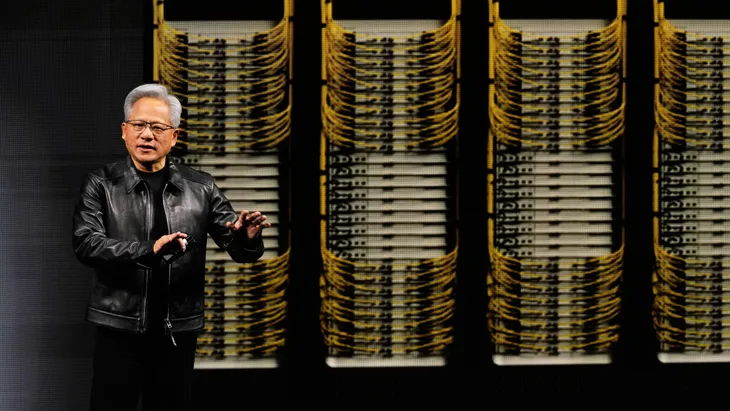 Jensen Huang in der vergangenen Woche in Berlin