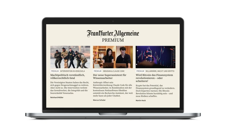 Für alle, die noch tiefer einsteigen wollen: das neue Digitalangebot FAZ+ Premium