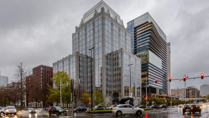 Zentrale von Euroclear in Brüssel: Rund 200 Milliarden Euro russisches Staatsvermögen sind in Europa eingefroren.