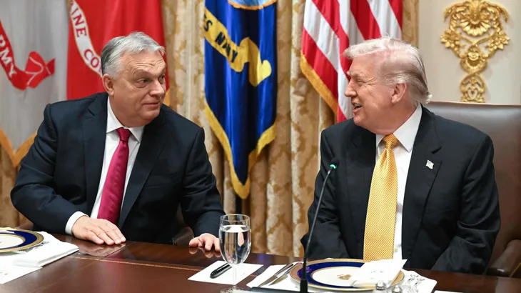 Noch immer Verbündete: Der frühere ungarische Ministerpräsident Viktor Orbán und US-Präsident Donald Trump.
