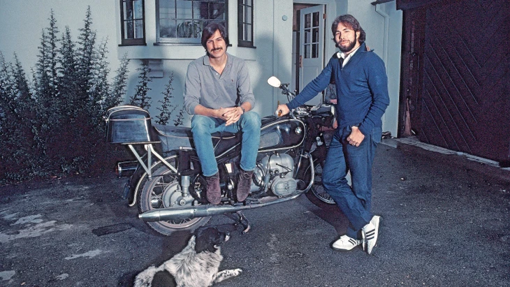Die Anfänge: Die Gründer Steve Jobs (links) und Steve Wozniak im Jahr 1981