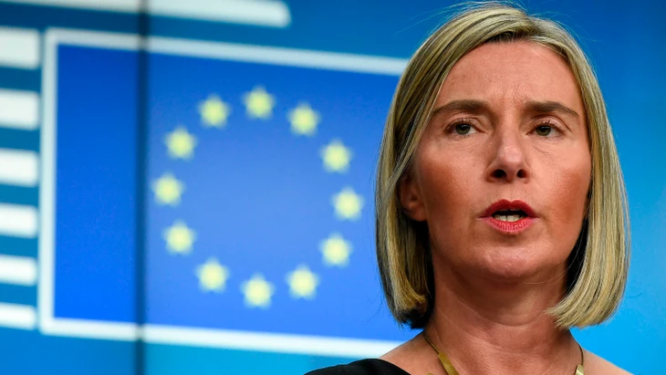 Die ehemalige EU-Außenbeauftragte Federica Mogherini in Brüssel 2018