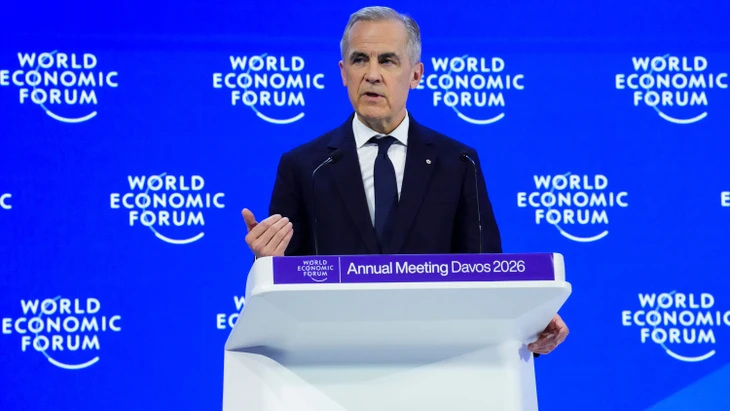 Ein vielbeachteter Auftritt: Kanadas Premier Mark Carney in Davos