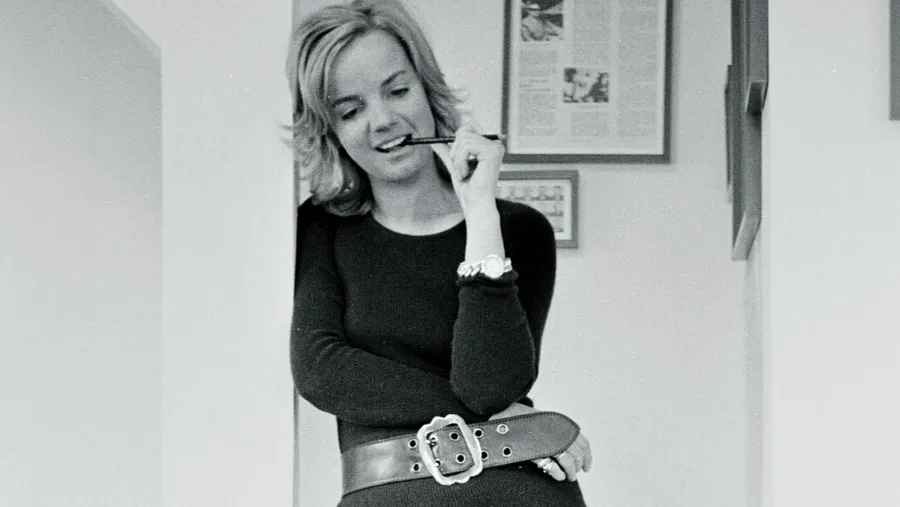 Jil Sander, Jahrgang 1943, in ihrer Wohnung im April 1970