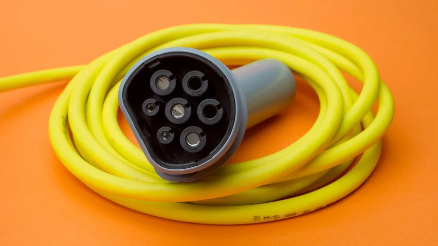 So sieht ein Aufladekabel für Elektroautos aus.