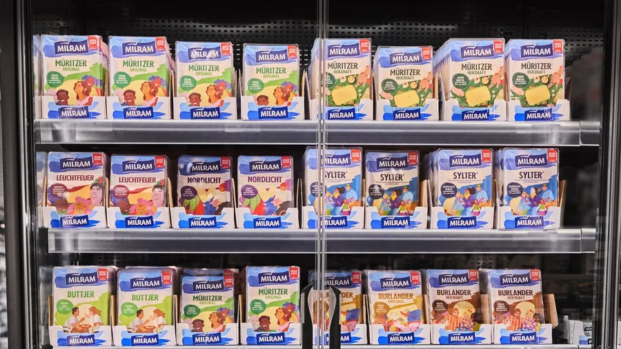 Diese Etiketten sind einigen zu viel: Milrams Werbekampagne 2025