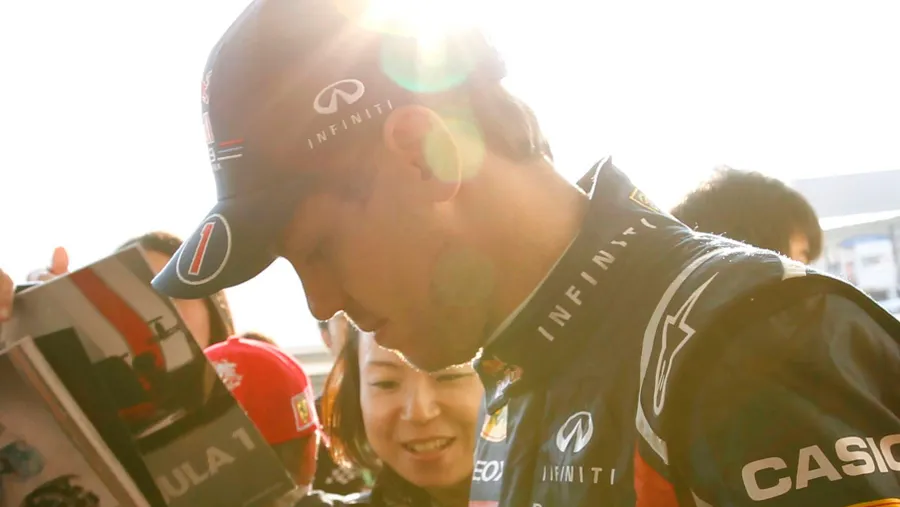 Der König: Sebastian Vettel in Suzuka