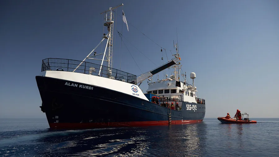 Das Seenotrettungsschiff „Alan Kurdi“