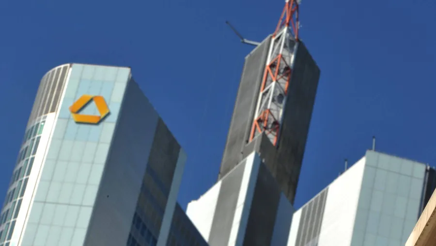 Der Commerzbank-Turm in Frankfurt