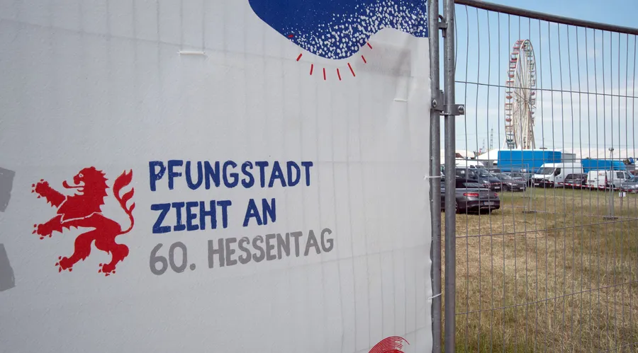 Weniger Besucher, höhere Kosten: Der 60. Hessentag in Pfungstadt.