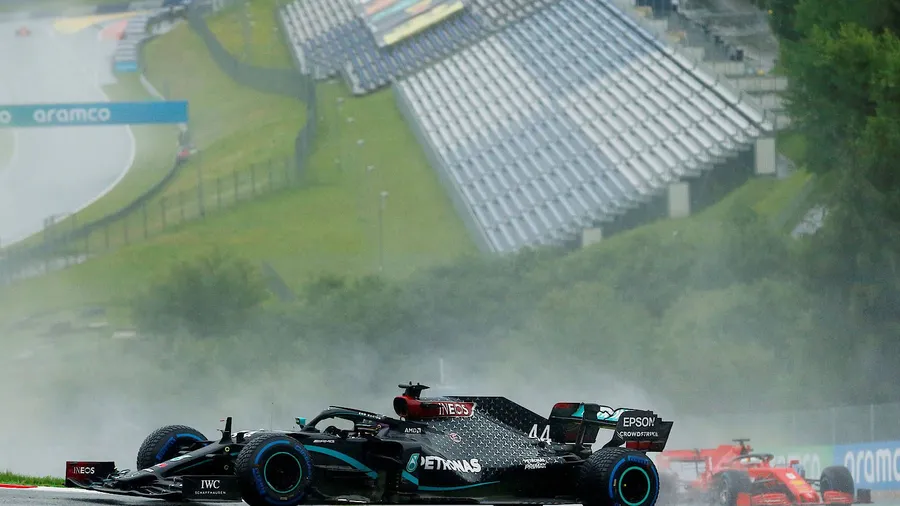 Einfach zu schnell für die anderen: Lewis Hamilton sichert sich die Pole Position in Spielberg.