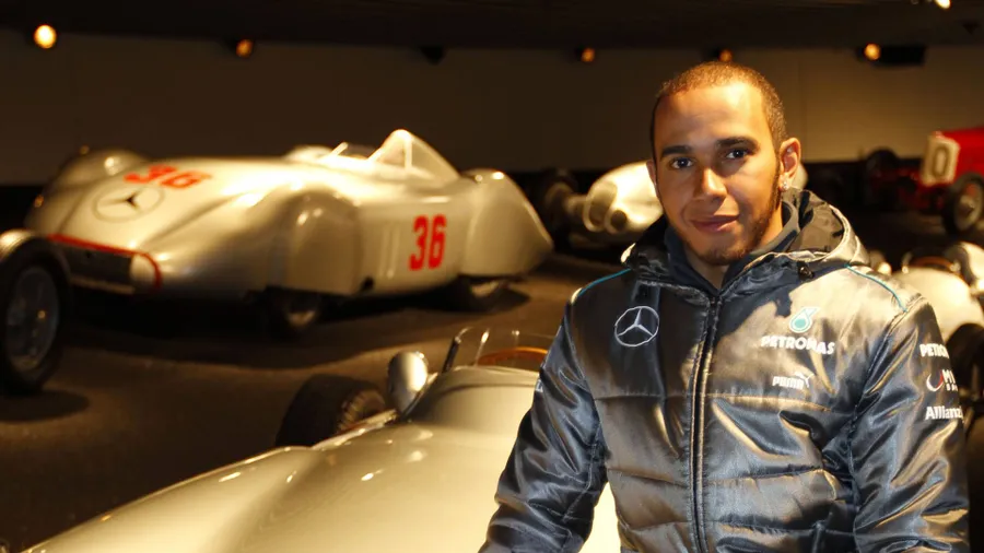 Der neue Star bei Mercedes: Lewis Hamilton