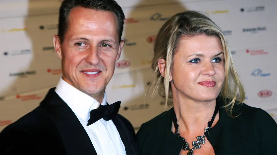 Corinna  und Michael Schumacher beim Deutschen Sportpresseball Ende 2012 in Frankfurt